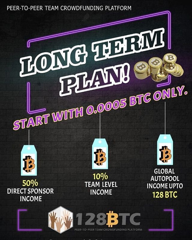 How to reach 128 BTC with small investment ?