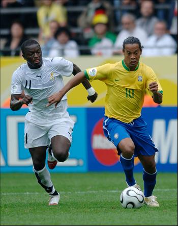 Brazilian former professional footballer Ronaldinho