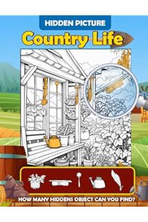 (Free PDF) Country Hidden Pictures Book: Hidden Objects Puzzle Books For Adults & Kids | Seek And Fi