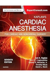 (PDF Free) Kaplan's Cardiac Anesthesia: In Cardiac and Noncardiac Surgery by Joel A. Kaplan MD