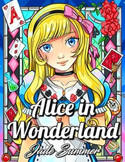 Downlo@d~ PDF@ Alice in Wonderland: An Adult Coloring Book with Classic Fairy Tale Characters, Cute
