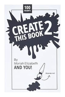 PDF Ebook Create This Book 2 by Moriah Elizabeth