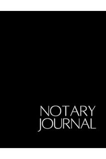(Ebook Download) Notary Journal: Public Notary Log Book for Notarial Acts | Notary Public Record Boo