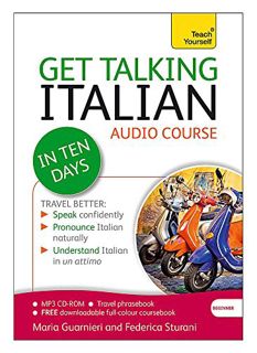 [View] KINDLE PDF EBOOK EPUB Get Talking Italian in Ten Days A Teach Yourself Audio Course by  Maria