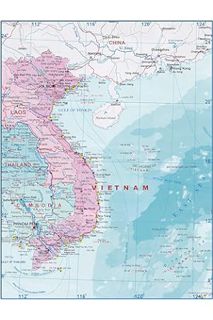 PDF Download Palmetto Posters 24x31 Laminated Poster: Large detailed map of vietnam and laos by 1 of