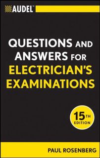 Download_[P.d.f]^^ Audel Questions and Answers for Electrician's Examinations Epub