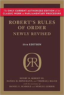 [PDF] ✔️ Download Robert's Rules of Order Newly Revised (Robert's Rules of Order (Paperback)) Comple