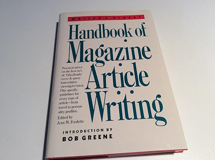 [PDF] Writer's Digest Handbook of Magazine Article Writing _  Jean M. Fredette (Author)  [Full Book