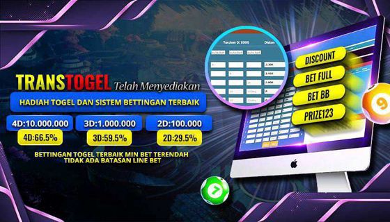TRANSTOGEL : Bandar Togel Online Terpercaya 4D 10 Juta Resmi Terbaik No 1 Di Indonesia