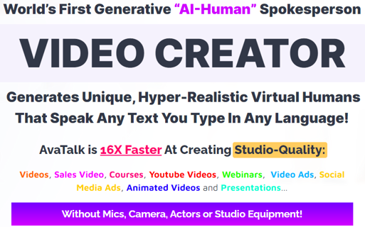 AvaTalk Review – Generative AI Video Creator