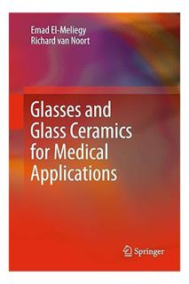 Free Pdf Glasses and Glass Ceramics for Medical Applications by Emad El-Meliegy