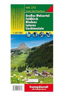 DOWNLOAD PDF WK 375 Large Walsertal - Feldkirch - Bludenz - Laterns - Liechtenstein, hiking map 1:50