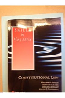 (PDF) Download) Skills & Values: Constitutional Law (Skills & Values Series) by William Araiza