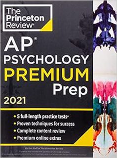 Get [KINDLE PDF EBOOK EPUB] Princeton Review AP Psychology Premium Prep, 2021: 5 Practice Tests + Co