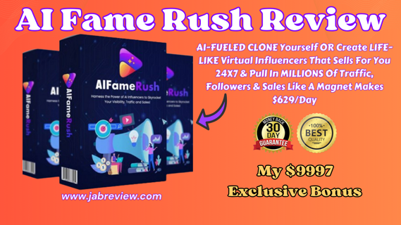 AI Fame Rush Review – Best AI-Powered Virtual Influencer Creation Tool