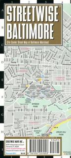 ACCESS PDF EBOOK EPUB KINDLE Streetwise Baltimore Map - Laminated City Center Street Map of Baltimor