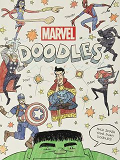 Get EBOOK EPUB KINDLE PDF Marvel Doodles (Doodle Book) by  Marvel Press Book Group ✉️