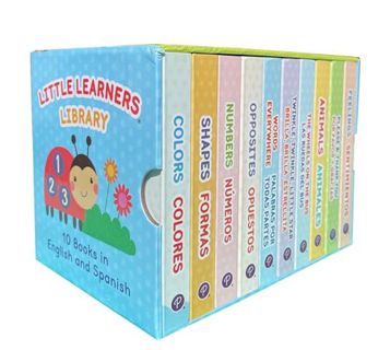 [PDF Mobi] Download Bilingual 10 Board Books in Spanish and English: Little Library set includes Cou