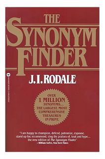 DOWNLOAD Ebook The Synonym Finder by J.I. Rodale