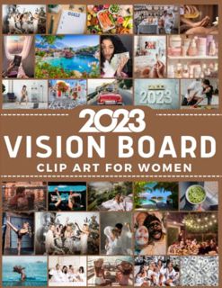 VIEW EPUB KINDLE PDF EBOOK Vision Board Clip Art Book 2023:Create Powerful Boho Vision Boards from: