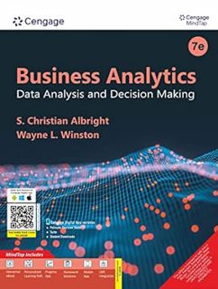 READ ⚡️ DOWNLOAD Business Analytics: Data Analysis and Decision Making with MindTap, 7th Edition Ful