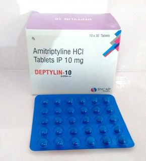 Buy Amitriptyline HCL tablets IP 10 mg France, Canada without a prescription with discreet delivery
