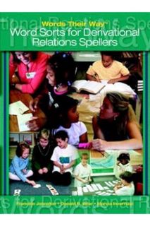 Pdf Ebook Words Their Way: Words Sorts For Derivational Relations Spellers by Francine Johnston