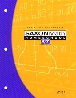 Download eBook Testing Book: 3rd Edition (Saxon Math 8/7 Homeschool) Written  Stephen Hake (Author)