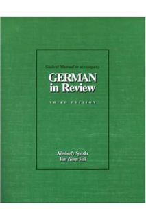 PDF Download German in Review Text by Kimberly Sparks