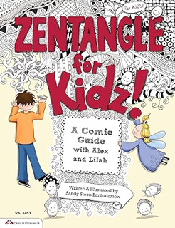 ~Download~ (PDF) Zentangle (R) For Kidz: A Comic Guide with Alex and Lilah (Design Originals) BY :