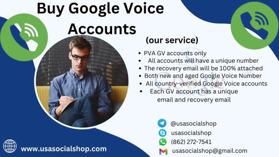 Buy Google Voice Accounts PVA Google voice