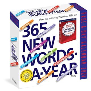 PDF [EPUB] 365 New Words-A-Year Page-A-Day Calendar 2024: From the Editors of Merriam-Webster