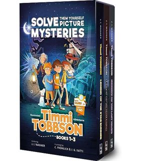 FREE [EPUB & PDF] Timmi Tobbson Big Boxed Set: Solve-Them-Yourself Picture Mystery Adventures for Bo