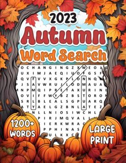 PDF [EPUB] Large Print 1200+ Words Autumn Word Search: A Fun and Relaxing Large Print Word Find Puzz
