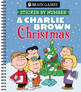 [Read-Download] PDF Brain Games - Sticker by Number: A Charlie Brown Christmas