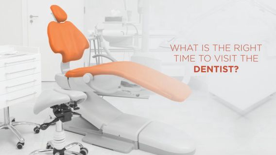 When should a person go to the dentist?
