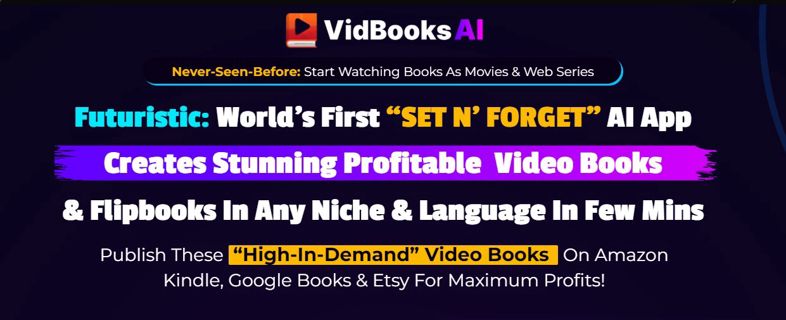 VidBooks AI Review: Generates High-Quality, Breathtaking Video Books Across Various Topics.