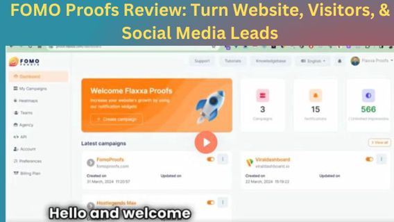 FOMO Proofs Review: Turn Website, Visitors, & Social Media Leads