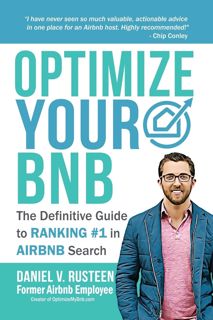 (Download) Kindle Optimize YOUR Bnb  The Definitive Guide to Ranking #1 in Airbnb Search [PDF] Dow
