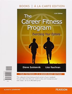 Ebooks download Career Fitness Program, The: Exercising Your Options _  Diane Sukiennik Professor E