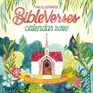 View PDF EBOOK EPUB KINDLE Illustrated Bible Verses Wall Calendar 2020 by  Workman Calendars 📭