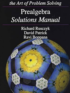Download❤️eBook✔ Art of Problem Solving (AoPS) Prealgebra Solutions Manual Online Book