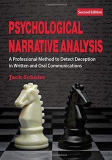 [Access] [PDF EBOOK EPUB KINDLE] Psychological Narrative Analysis by  Jack Schafer ✓