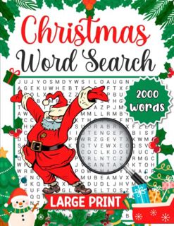 [ACCESS] PDF EBOOK EPUB KINDLE Christmas Large Print Word Search for Adults: Christmas Themed Word F