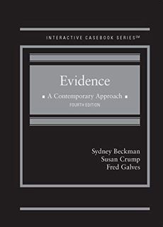 READ [KINDLE PDF EBOOK EPUB] Evidence, A Contemporary Approach (Interactive Casebook Series) by  Syd