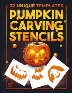 [ACCESS] [PDF EBOOK EPUB KINDLE] Pumpkin Carving Stencils: 32 Templates For Making Halloween Pumpkin