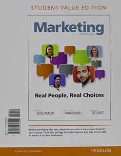 VIEW EBOOK EPUB KINDLE PDF Marketing: Real People, Real Choices, Student Value Edition (8th Edition)