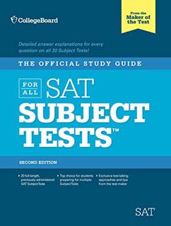 READ [KINDLE PDF EBOOK EPUB] The Official Study Guide for ALL SAT Subject Tests, 2nd Edition by  The