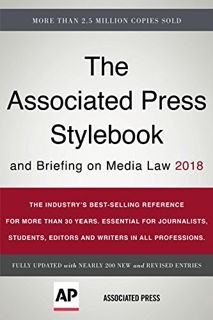 [View] [KINDLE PDF EBOOK EPUB] The Associated Press Stylebook 2018: and Briefing on Media Law (Assoc