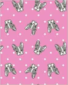 GET [KINDLE PDF EBOOK EPUB] Dotted Grid: Cute Dog Face French Bulldog Notebook Dotted Grid 100 pages
